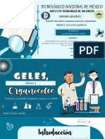 Geles, Jabones y Organosoles