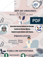 Prostatitis, María Auxiliadora Ortega Palacios.