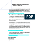 Formalización de Organizaciones Comunales