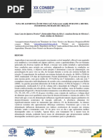 Taxa de Alimentação de Tracajá Podocnemis Unifilis em Sistema Fechado de Criação