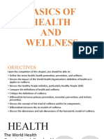 Introduction To Health and Wellnes