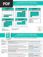 Calendario ETCyJA Apertura SIGENL y Papelería