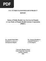 PHSC Project Report by GNDU