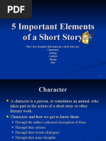 5 Elements of A Short Story