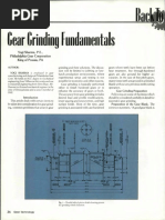 Gear Ginding Fundamentals