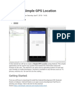 Android - GPS Location App