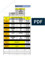 Arcc Trophy 2022 Fixtures October