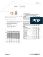 Widex Moment™ Ite/Itc M-Im: Standard Technology