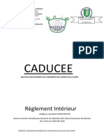 Reglement Interieur Du Caducée