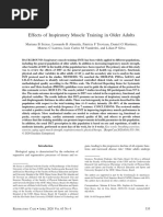 Efects of Inspiratory Muscle Training in Older Adults