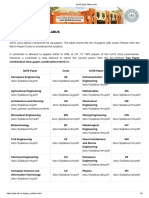 GATE 2023 Official Site Papers