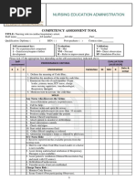 Nursing Role of Cardiac and Respiratory Arrest Checklist 2022 Approve