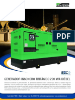 Ficha Inmesol Rental 220 Kva Volvo Iv 220