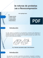 Ensayo de Roturas de Probetas Prismáticas A Flexocompresión