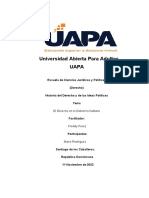 Tarea 4 - Historia Del Derecho y Las Ideas Politicas. El Derecho en El Gobierno Haitiano