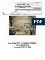 19 - MNTO-OPYA-PRO-019 - Calibración de Presiones Del Convertidor 793C, D