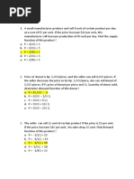 Quiz 1 Matbis Revised Without Key Answer