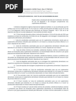 Instrução Normativa - in #76, de 5 de Novembro de 2020 - Instrução Normativa