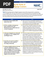 Factsheet debunkingELLmyths