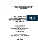 PPDD - 0524 Configuracion de Instalaciones Electricas Distancia