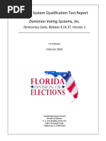 Dominion Democracy Suite Release 41437 Version 1 Test Report