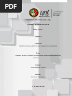 Problematica en El Futbol, Investigacion Cualitativa. Proyecto.