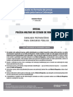 PM Ro 1 Simulado Oficial Pos Edital Folha de Respostas