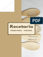 Recetario Primavera-Verano