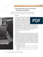 Sistema Automatizado para La Gestión Del Mantenimiento: Automated System For Maintenance Management