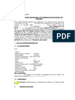 Acta Terminacion Anticipada Tenencia Ilegal de Arma