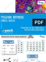 Clase 6 CB33 Polaridad de Las Moléculas y Fuerzas Intermoleculares 2017