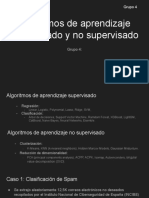 Algoritmos de Aprendizaje Supervisado y No Supervisado: Grupo 4