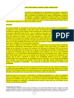 La Esencia de La Educación Es Mostrar El Mundo Como Posibilidad