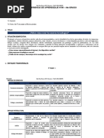 4° Grado - Experiencia de Aprendizaje N°09-1