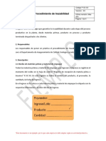 Procedimiento de Trazabilidad de Productos