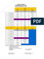 Jadwal Pelajaran 21-22