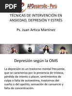 Intervención en Depresion, Ansiedad y Estres