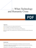 Lesson 4-When Technology and Humanity Cross