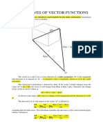 Derivatives of Vector Functions