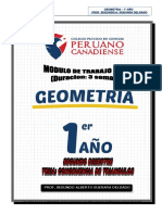 MODULO DE 1° AÑO (GEOM. - CONG. DE TRIANG.) Modulo #05 II Bimestre