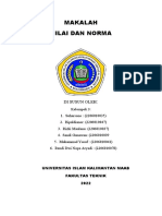 Makalah Nilai Dan Norma: Di Susun Oleh