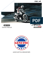 TVS Apache RTR 180 Motorcycle Owner's Manual PDF