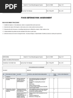 GG039 GlobalG.A.P. Food Defense Risk Assessment Sample