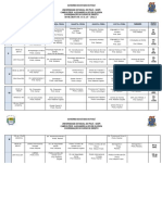 Horário de Aulas Direito - 2022.1