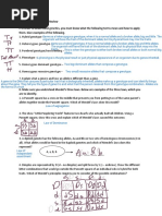 Honors Biology Intro To Genetics Review 2021