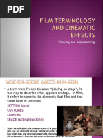 Film Terms Mise en Scene PPP