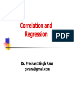 Day18 - Correlation and Regression