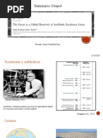 El Oceano Como Un Reservorio Global de Genes de Resistencia