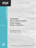 Historia de La Educación (Edad Antigua, Media y Moderna) - Paloma Pernil Alarcón