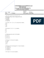 Soal Matematika Kls 6